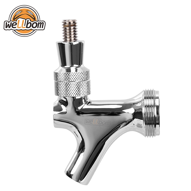 Stainless Steel Draft Beer Faucet Polised Beer Faucet for Keg Tap Tower Beer Shank and Homebrew